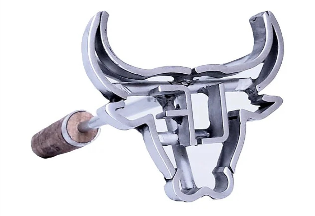 Marca FM circular em aço inoxidável — Marca Forte